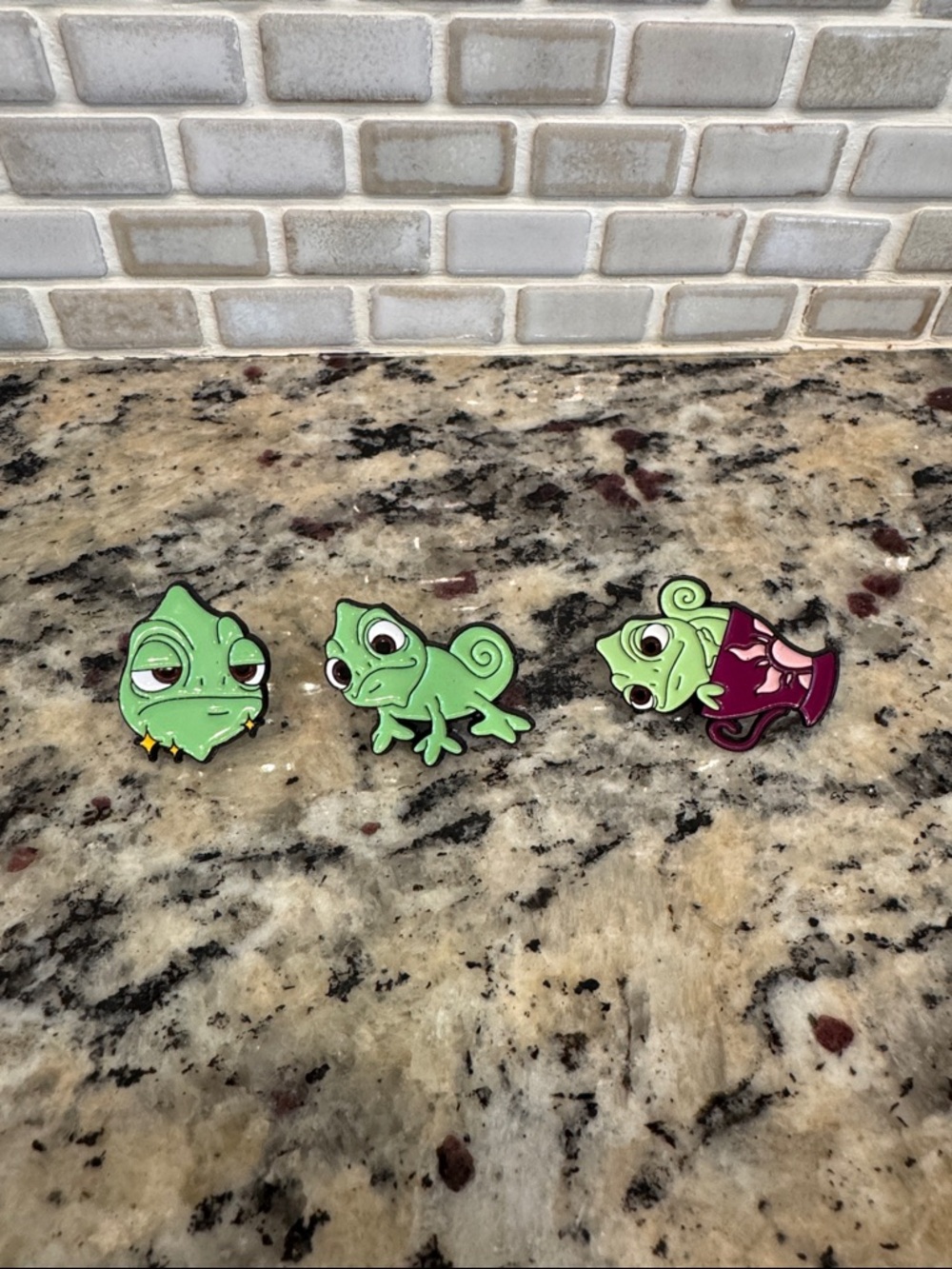 Disney's Tangled Rapunzel's Pascal Inspired Enamel Pins